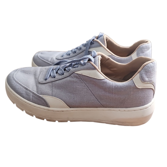 Vionic Elsa Women's Lace Up Casual Shoe Sz 7.5 Light Periwinkle Blue SH384 - Picture 6 of 8